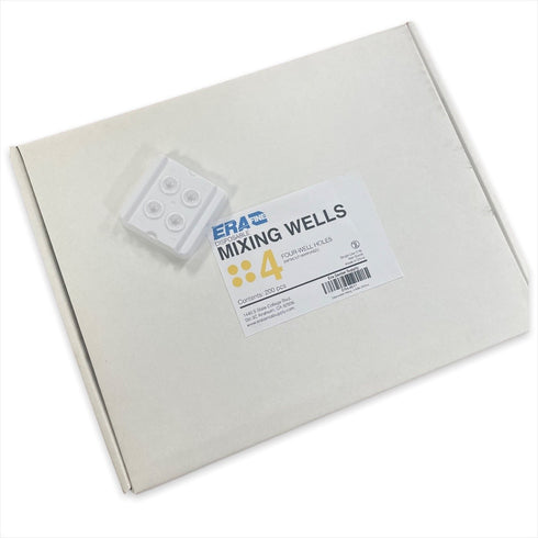 4-holes Dental Disposable Plastic Mixing Wells 4Holes Number with Number Markings 200pcs/Box